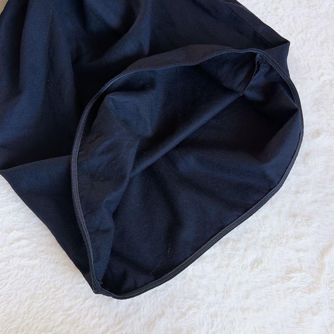 完売人気✨22AW【ギャルリーヴィー】ウールフランネルオールインワン ネイビー