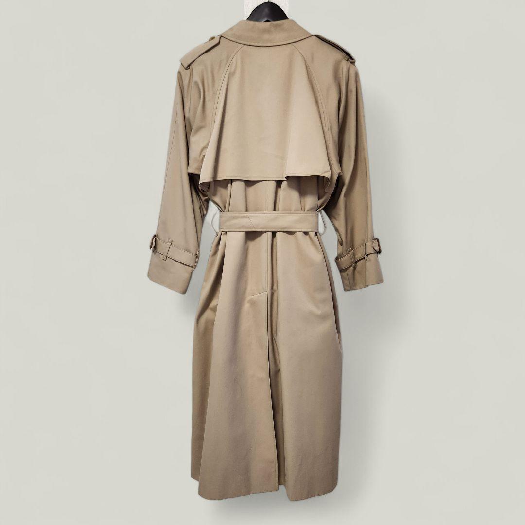 バーバリーズ　ベージュ トレンチコート ダブルブレスト　マキシ丈　ライナー付き
