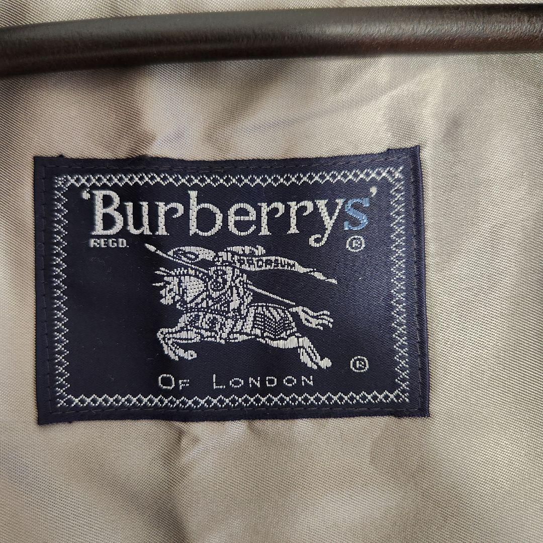 バーバリーズ　ベージュ トレンチコート ダブルブレスト　マキシ丈　ライナー付き
