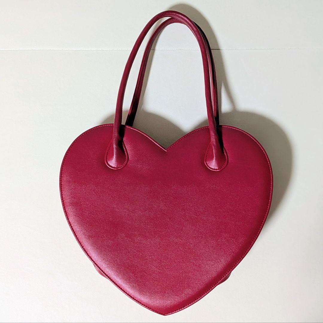 MILK ハートバッグ 赤
