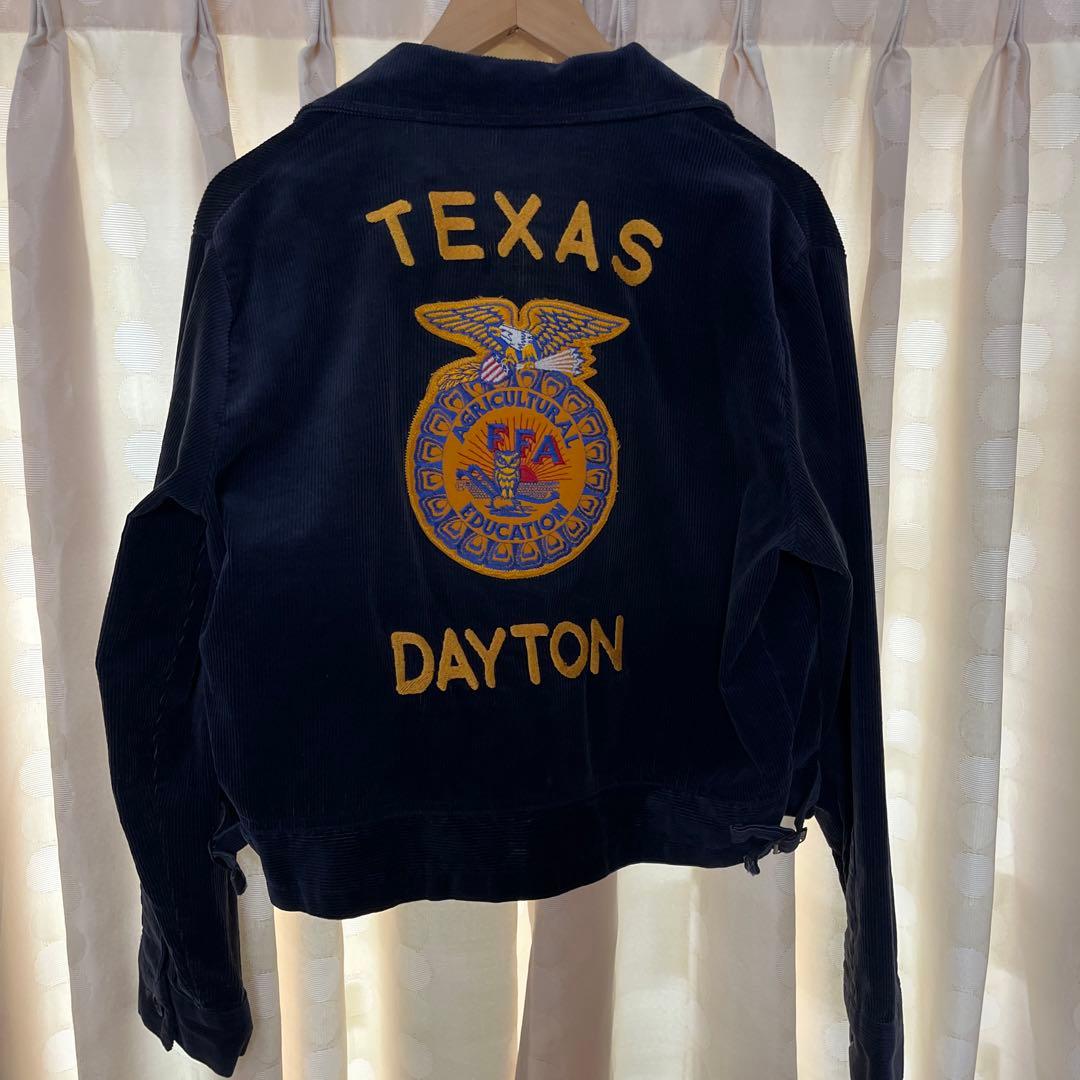 限界値下げ　80s FFA ジャケット TEXAS 茄子紺 90s キムタク着用