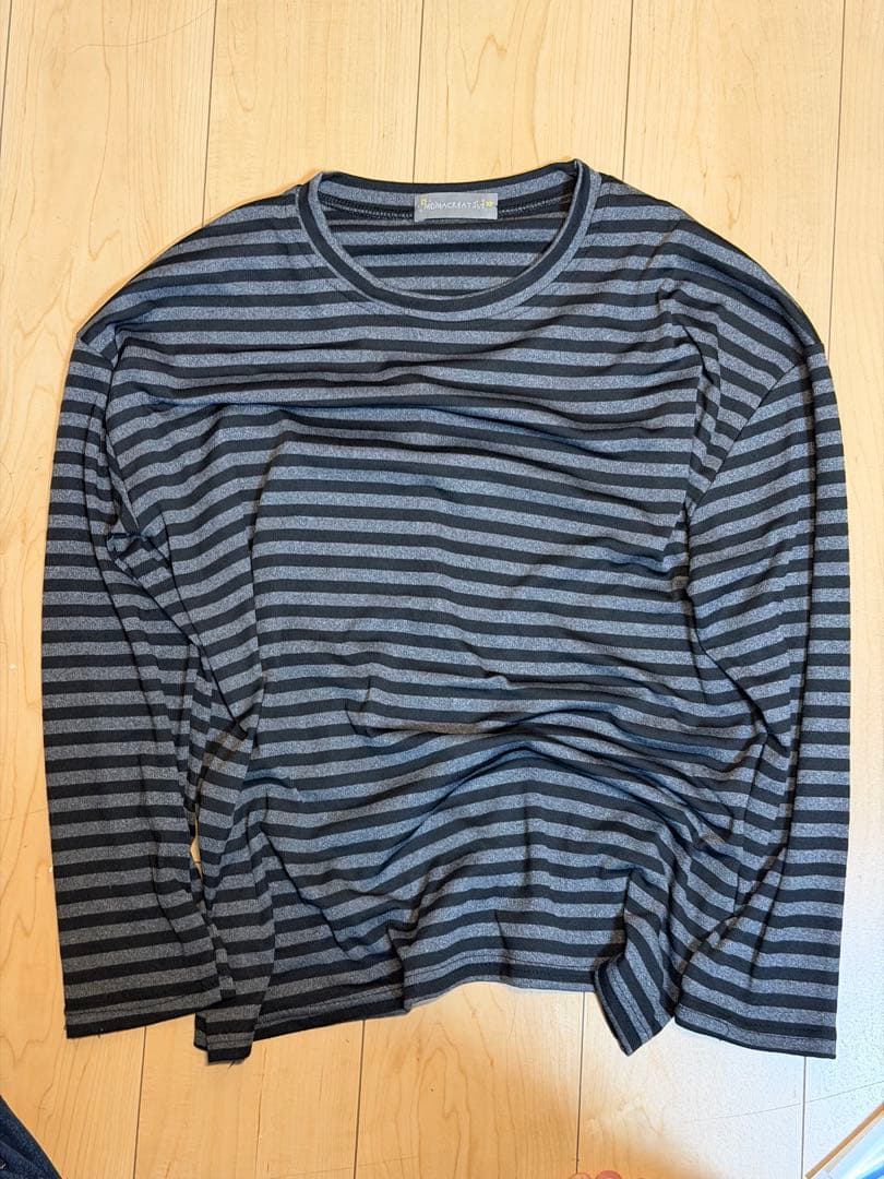 MDMACREATIVE 長袖シャツ ストライプ　M