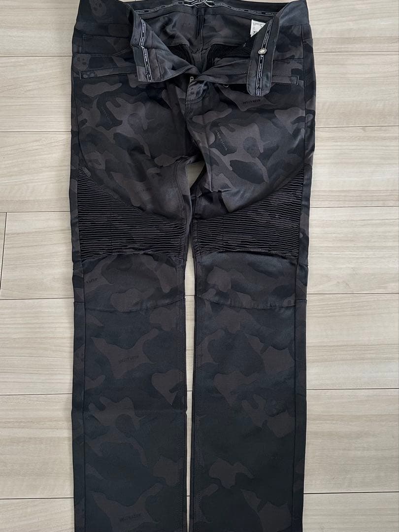 マーク＆ロナ ライダーモデルMLカモ柄5Pパンツ　ブラック