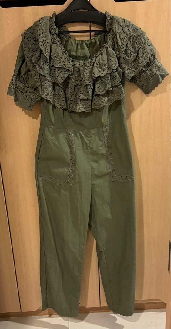 seven ten by miho kawahitoコットンレースオールインワン