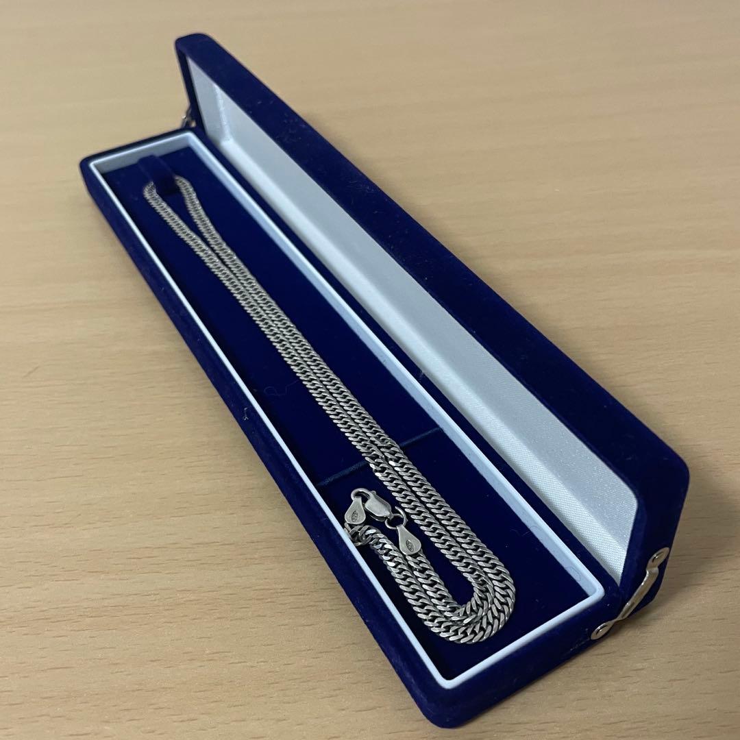 シルバー925 8面トリプル 喜平ネックレス 13g