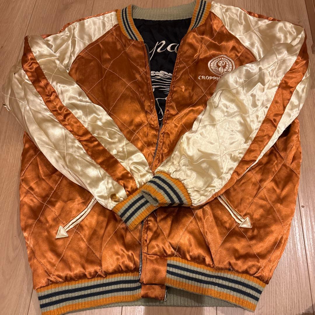 き*こ様 クロップドヘッズリバーシブル龍サテン　スカジャン