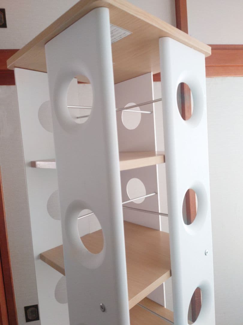 回転式の本棚　回転コミックラック7段タイプ