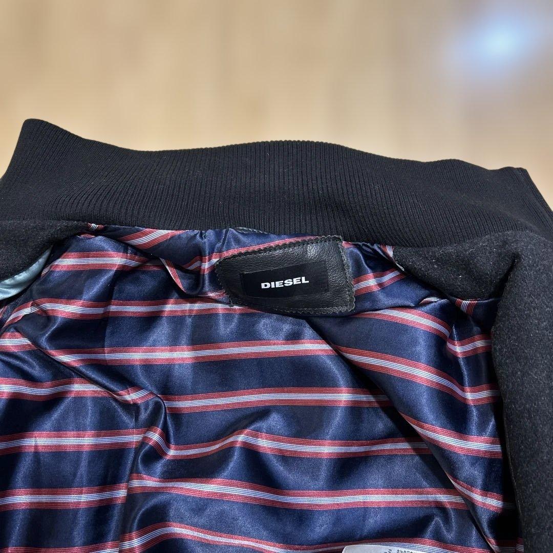 Baby's shop様[美品]切り替えウールレザースタジャン