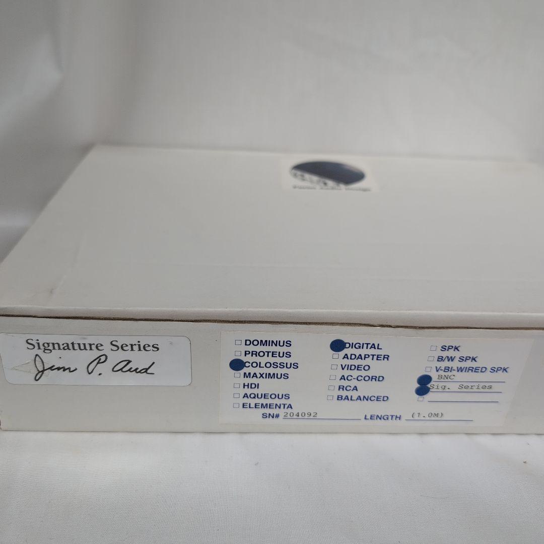 Purist Audio Design Colossus Digitalケーブル