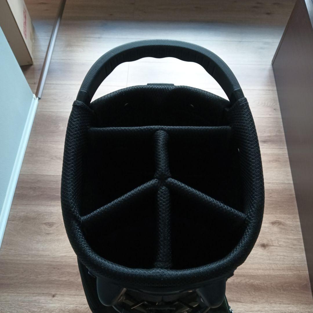 【美品】スタンド型キャディバッグ（ヘッドカバー付き）迷彩