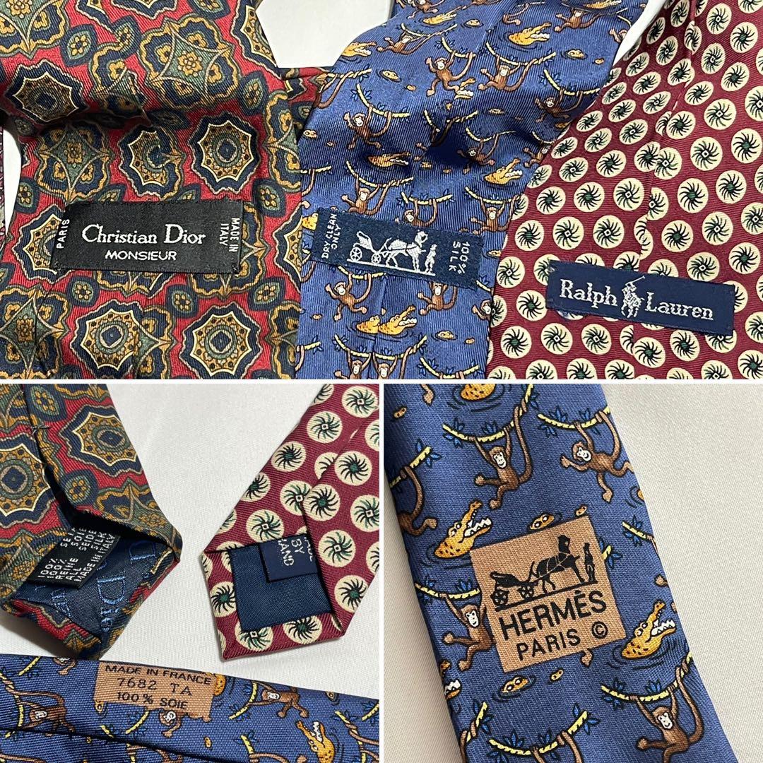 ★31点★まとめ★ハイブランド ネクタイ★HERMES★ゼニア★Dior★YSL