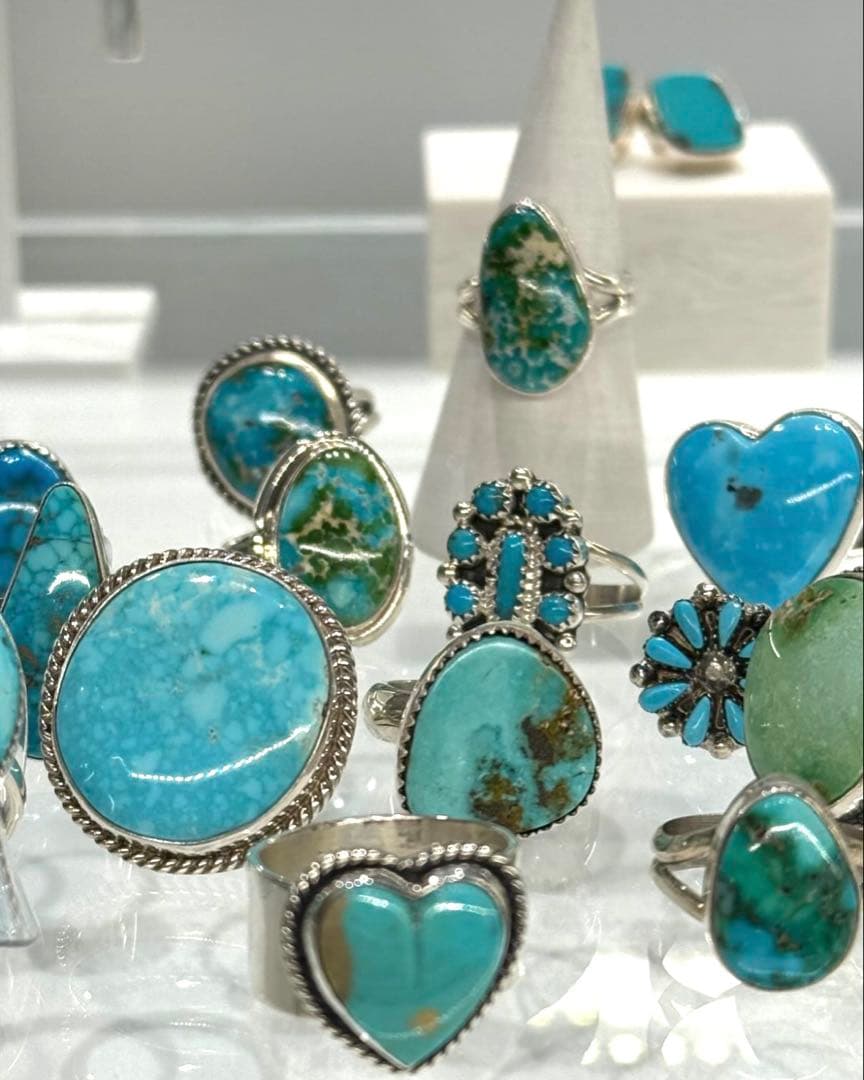 【美品】ロンハーマン シルバー ターコイズ ピアス ネイティブアメリカン