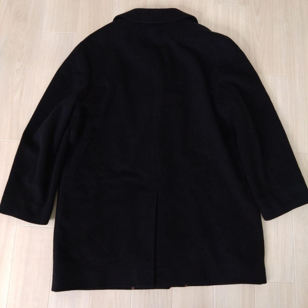 希少　ポールスチュアート　カシミヤ100%ステンカラーコート　ブラック　サイズM