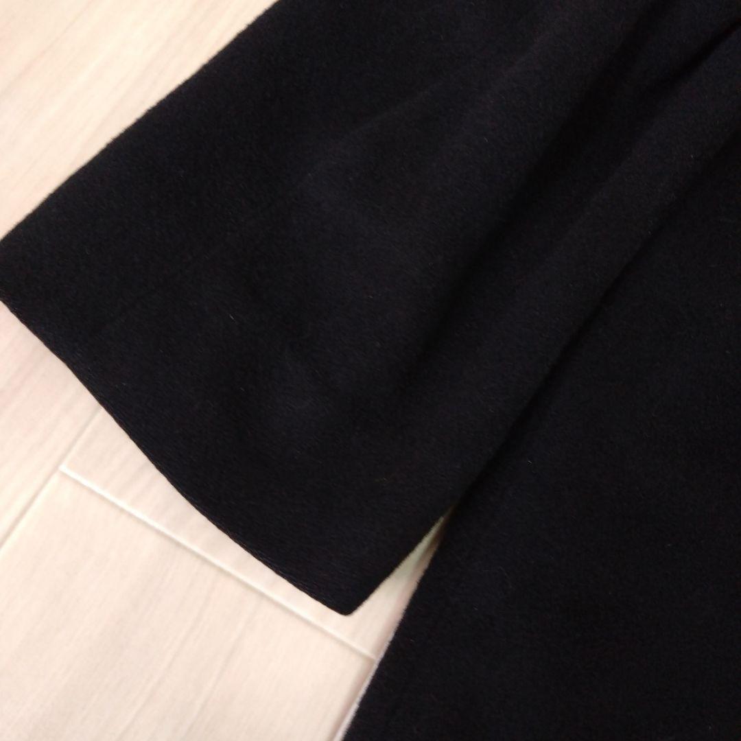 希少　ポールスチュアート　カシミヤ100%ステンカラーコート　ブラック　サイズM