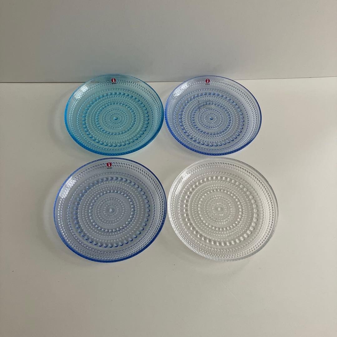 イッタラ　カステヘルミ　17cm クリア１枚ライトブルー１枚アクア２枚バラ売不可