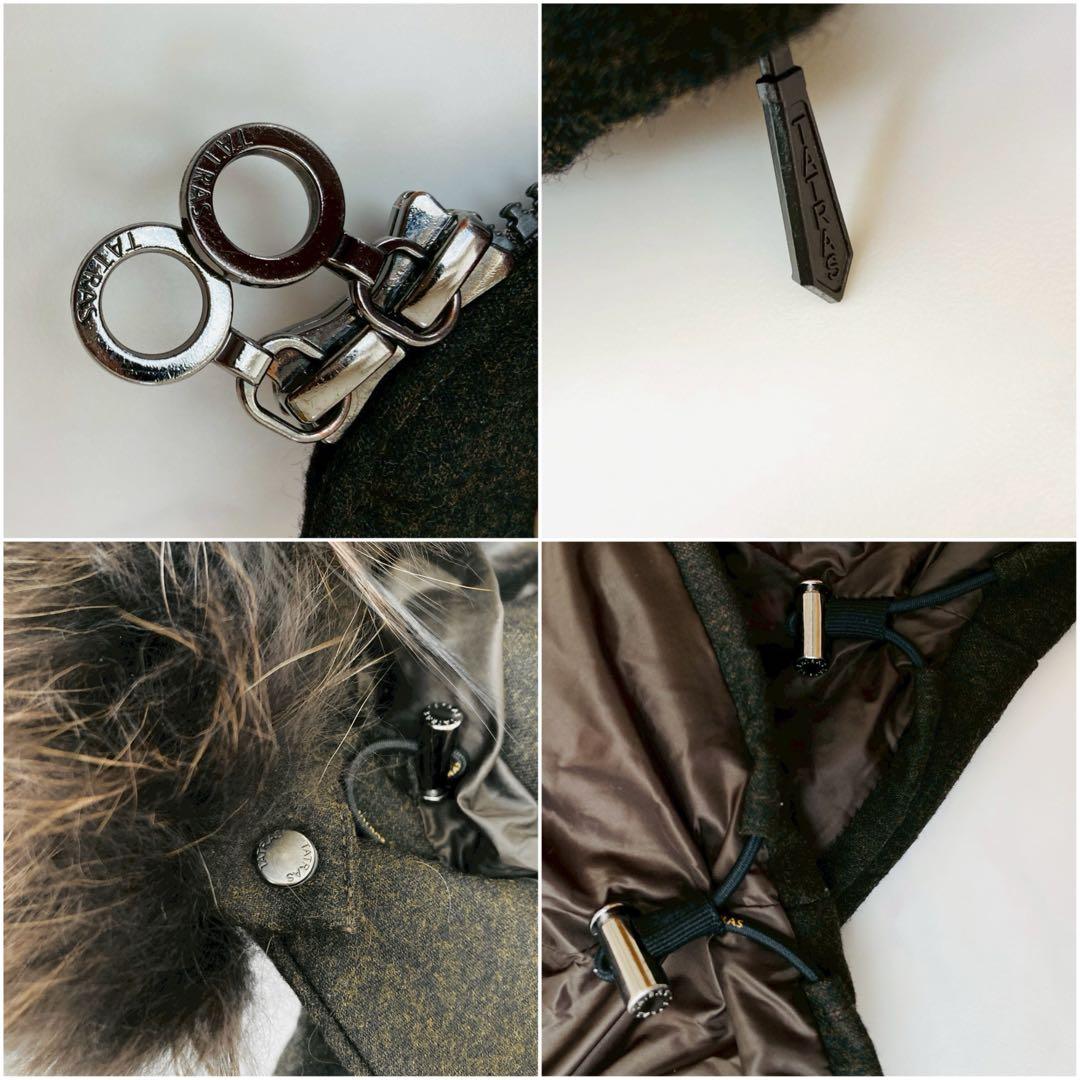 極美品✨️タトラス　ラビアナ　ダウンコート　ダークブラウン　サイズ01