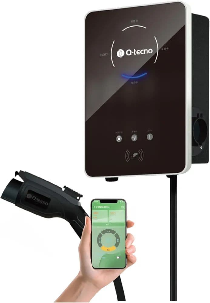 新品 スマートEV充電器 電気自動車用充電器 Q-tecno QEC-F-01