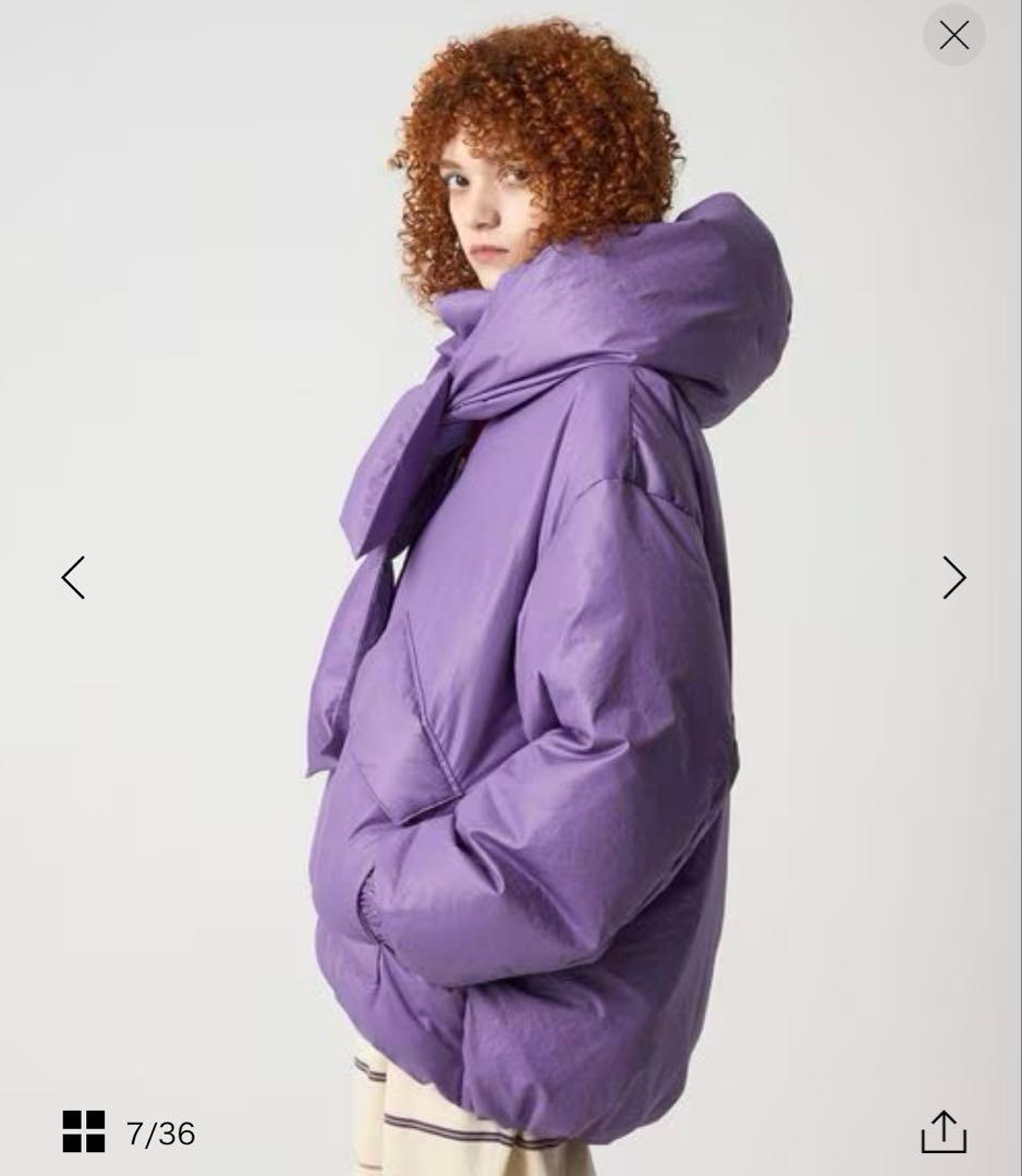 6 ROKU ダウンフーディージャケット ブラック 38サイズ