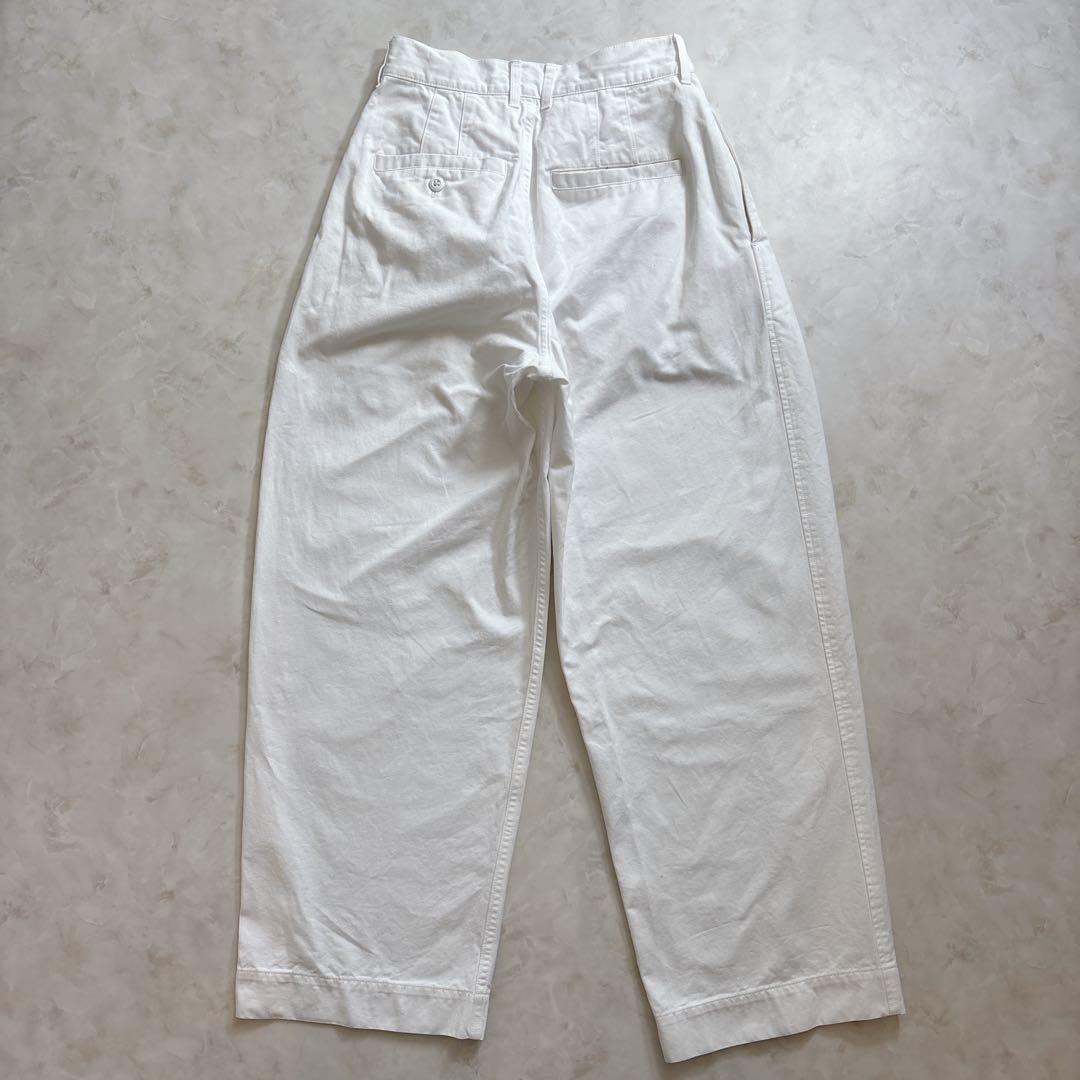 LOEFF コットンツイル 2タックパンツ