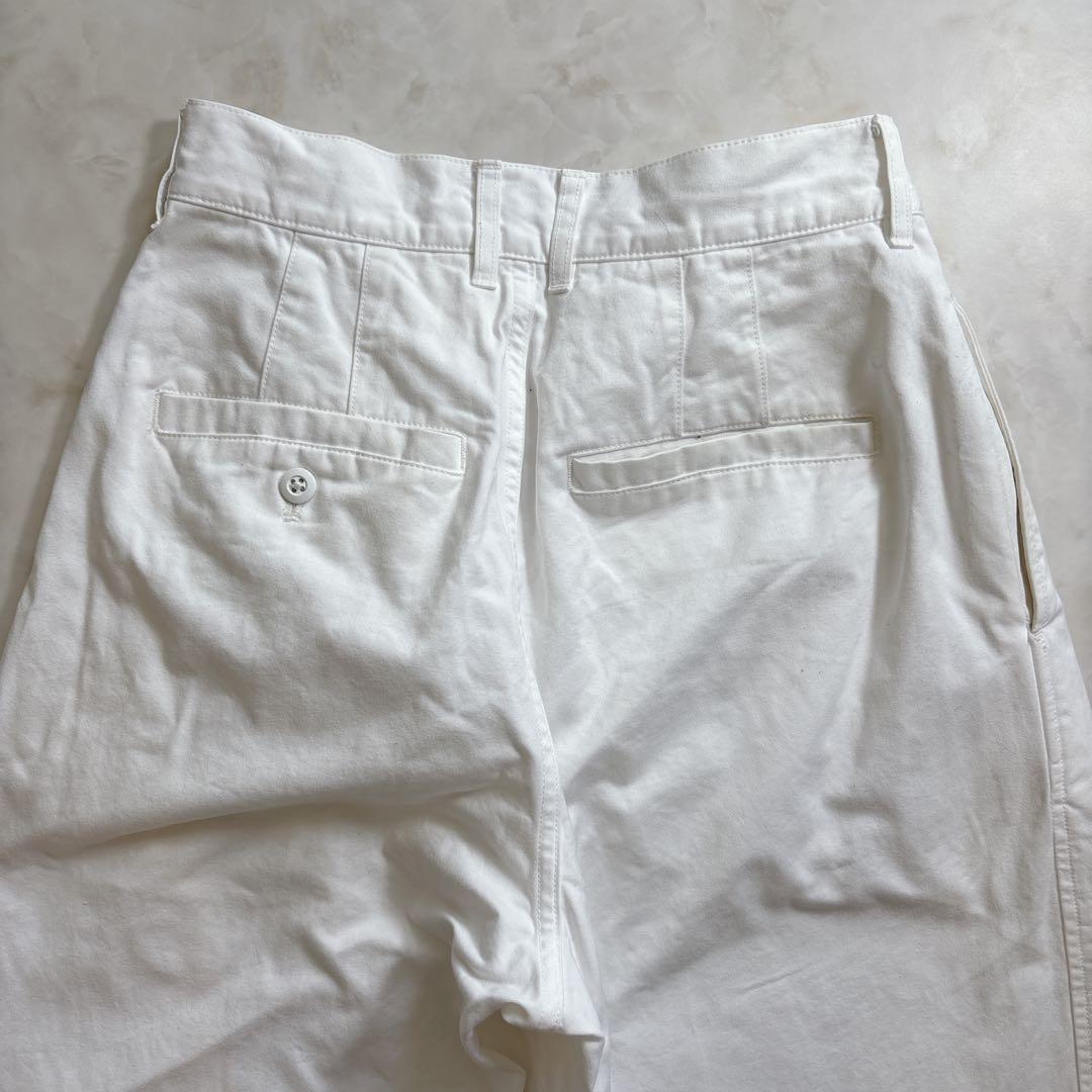 LOEFF コットンツイル 2タックパンツ