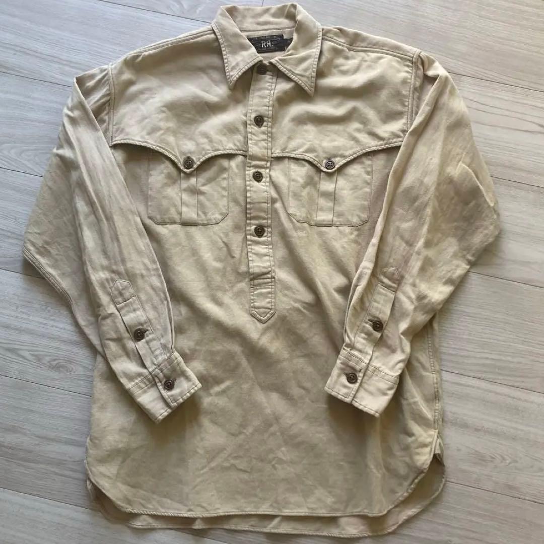 RRL ダブルアールエル　ウェスタンシャツ　プルオーバー　三ツ星タグ　初期　希少