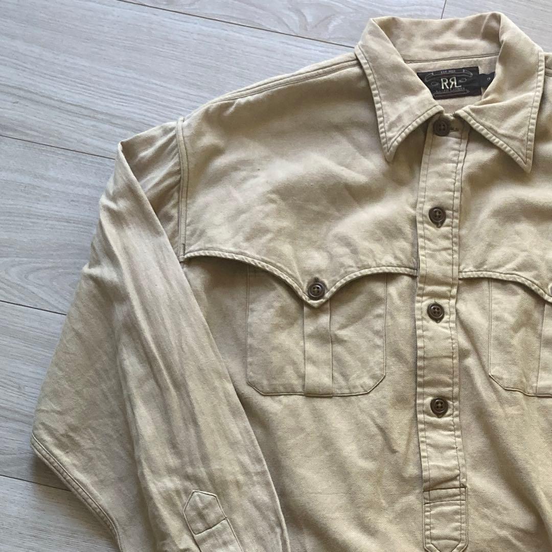 RRL ダブルアールエル　ウェスタンシャツ　プルオーバー　三ツ星タグ　初期　希少
