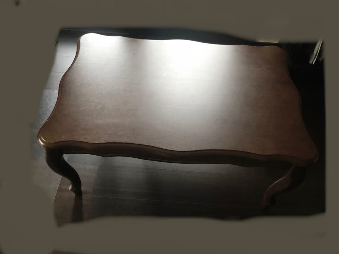 ブラウン座卓 テーブル　90x60cm こたつ機能付き