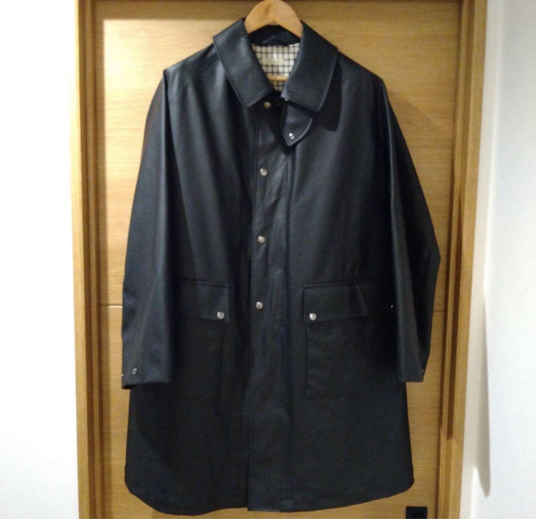 HEUGN × STEVEN ALAN ステンカラーコート ブラック