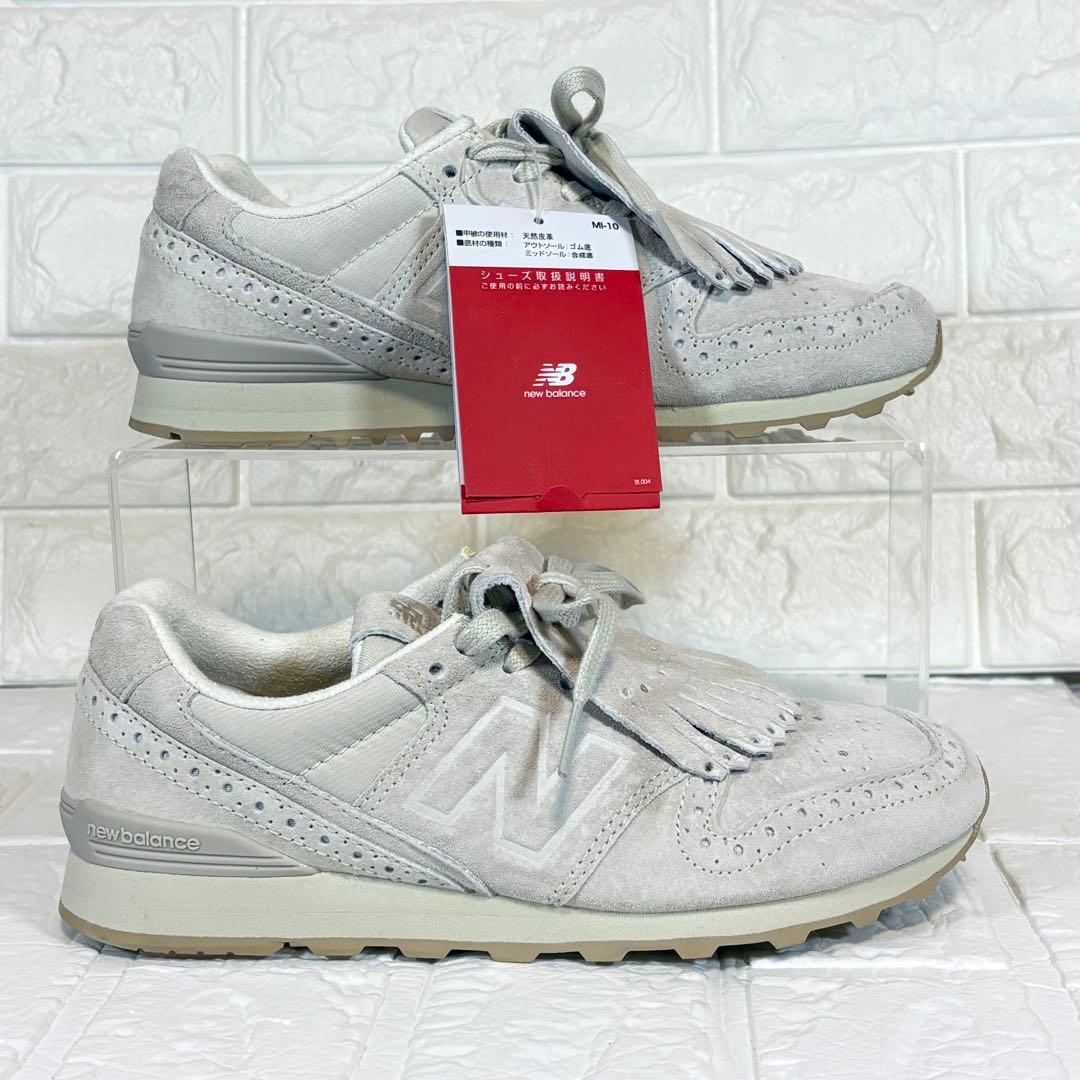 ニューバランス WL996 レディース スニーカー オフホワイト タッセル付