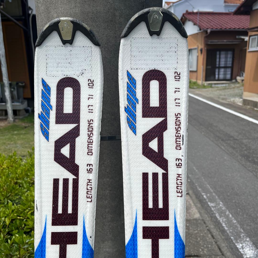 中古HEAD スキー 163cm ビンディング付き