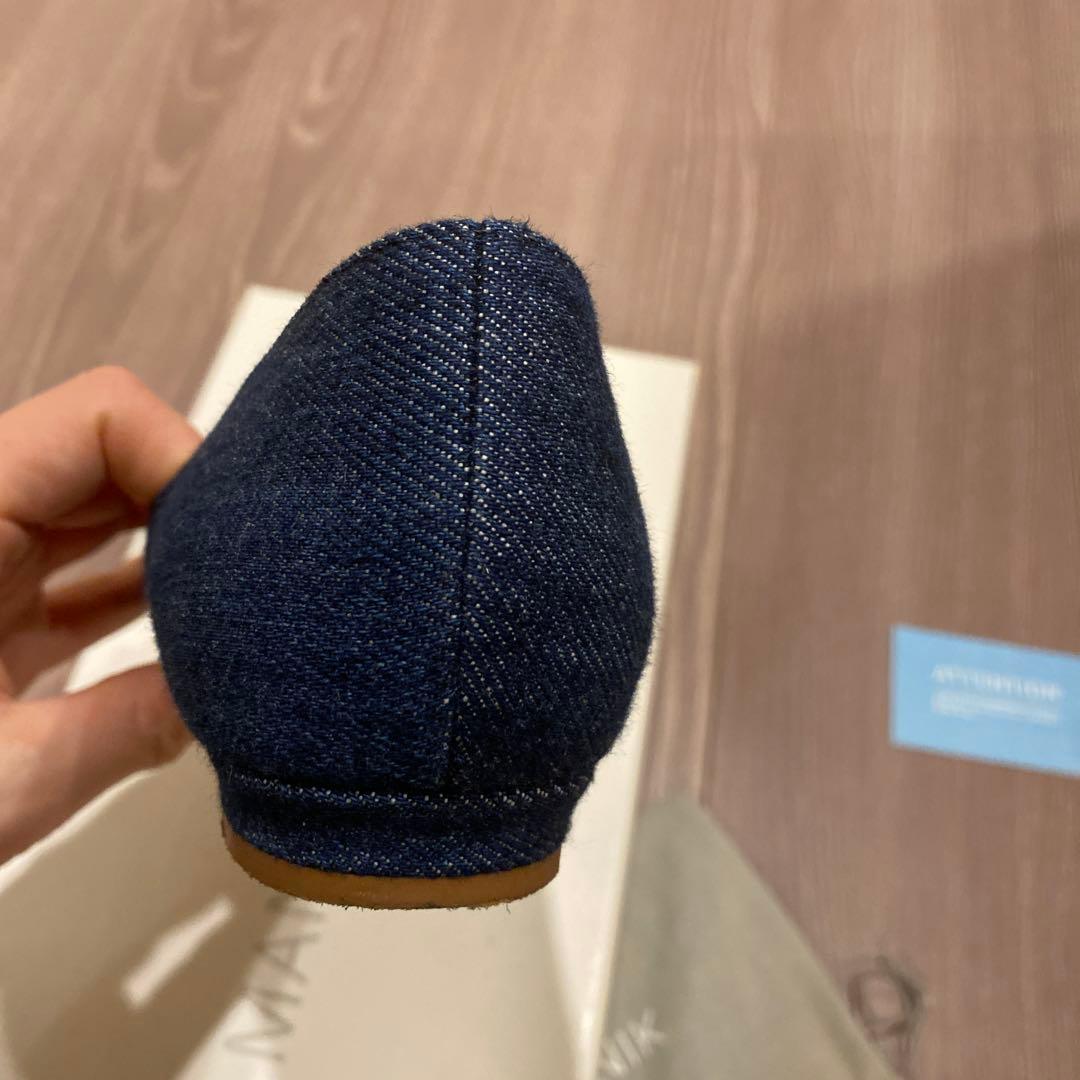 【期間限定お値下げ中】マノロブラニク　デニム　ハンギシ　36.5