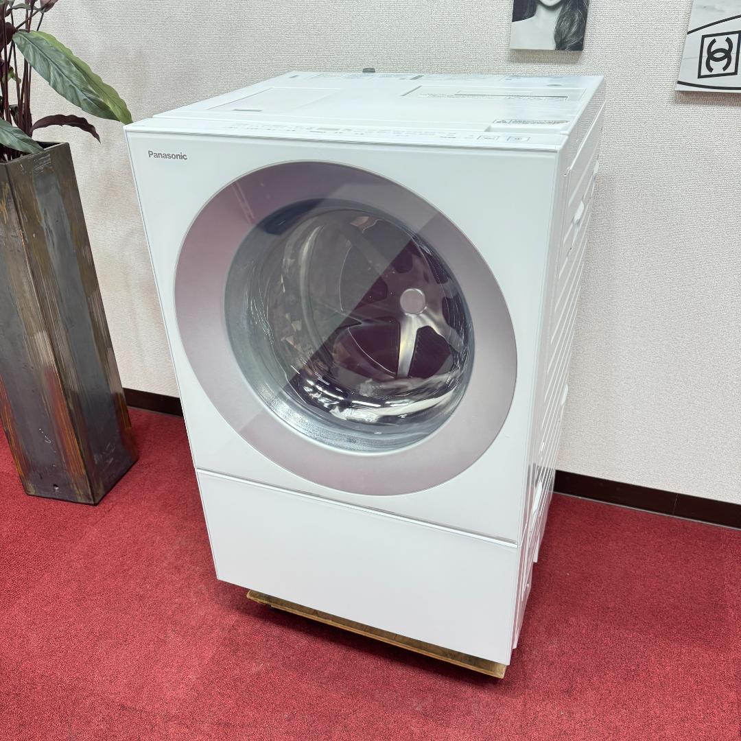 東京23区送料無料 美品パナソニックキューブルドラム洗濯乾燥機型　洗浄/除菌済み