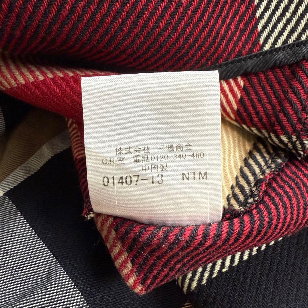 美品 ブラックレーベルクレストブリッジ シングルトレンチコート ライナー付 L