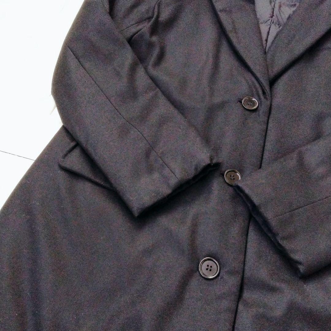 美品♪ セオリーリュクス ダウンチェスターコート ウール 40 Ｌ ブラック