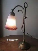 ガラス シェード フランス製 サイン入 アールヌーボー～デコ 洋館 アンティーク