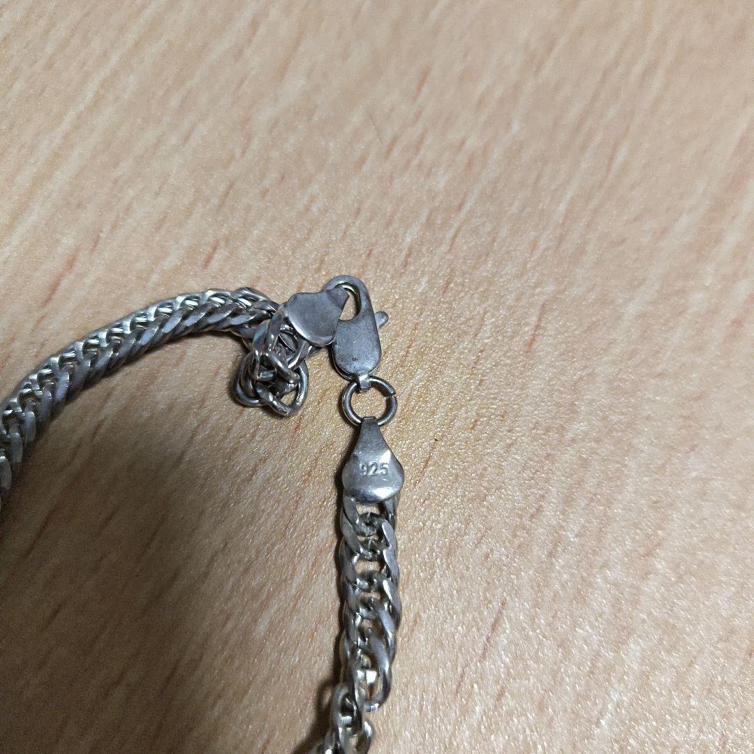 喜平　シルバー925　シルバー チェーンネックレス　刻印あり画像
