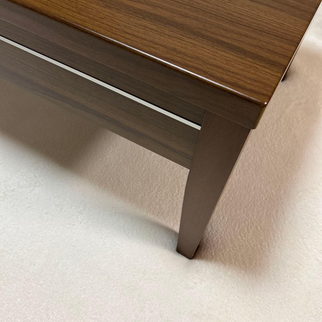 h*a様 センターテーブル 引き出し付き 120cm ブラウン