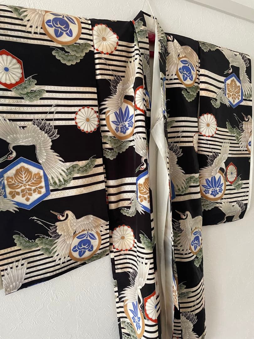 七五三　3歳　男の子　お着物と総絞りの被布コーデセット