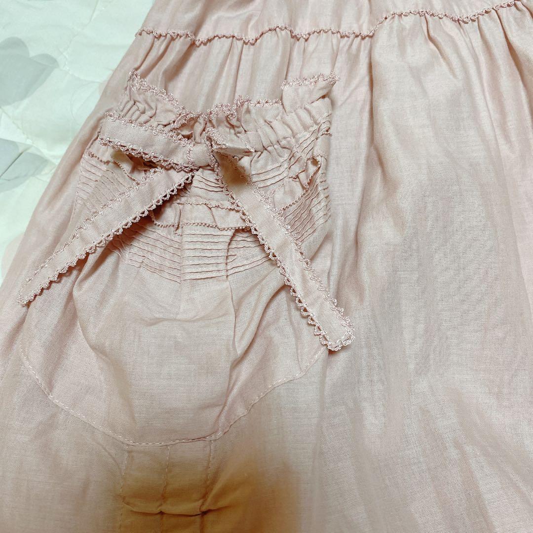 フリル使いタブリエ/ピンクハウス