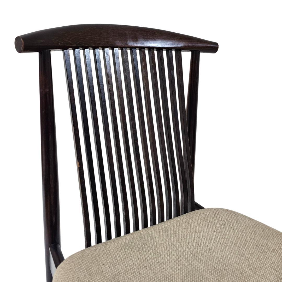 希少 旧ロゴ 飛騨産業 ダイニングチェア② スピンドルバック オールドキツツキ