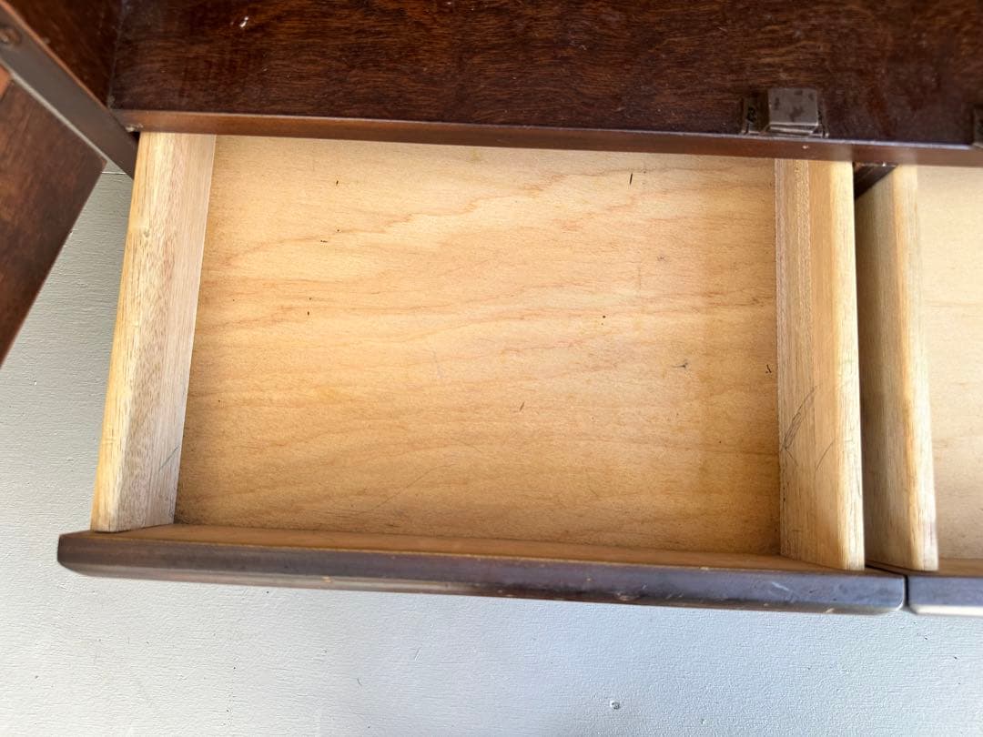 大雪木工　木製　引き出し式収納ローボード（ドリーム）