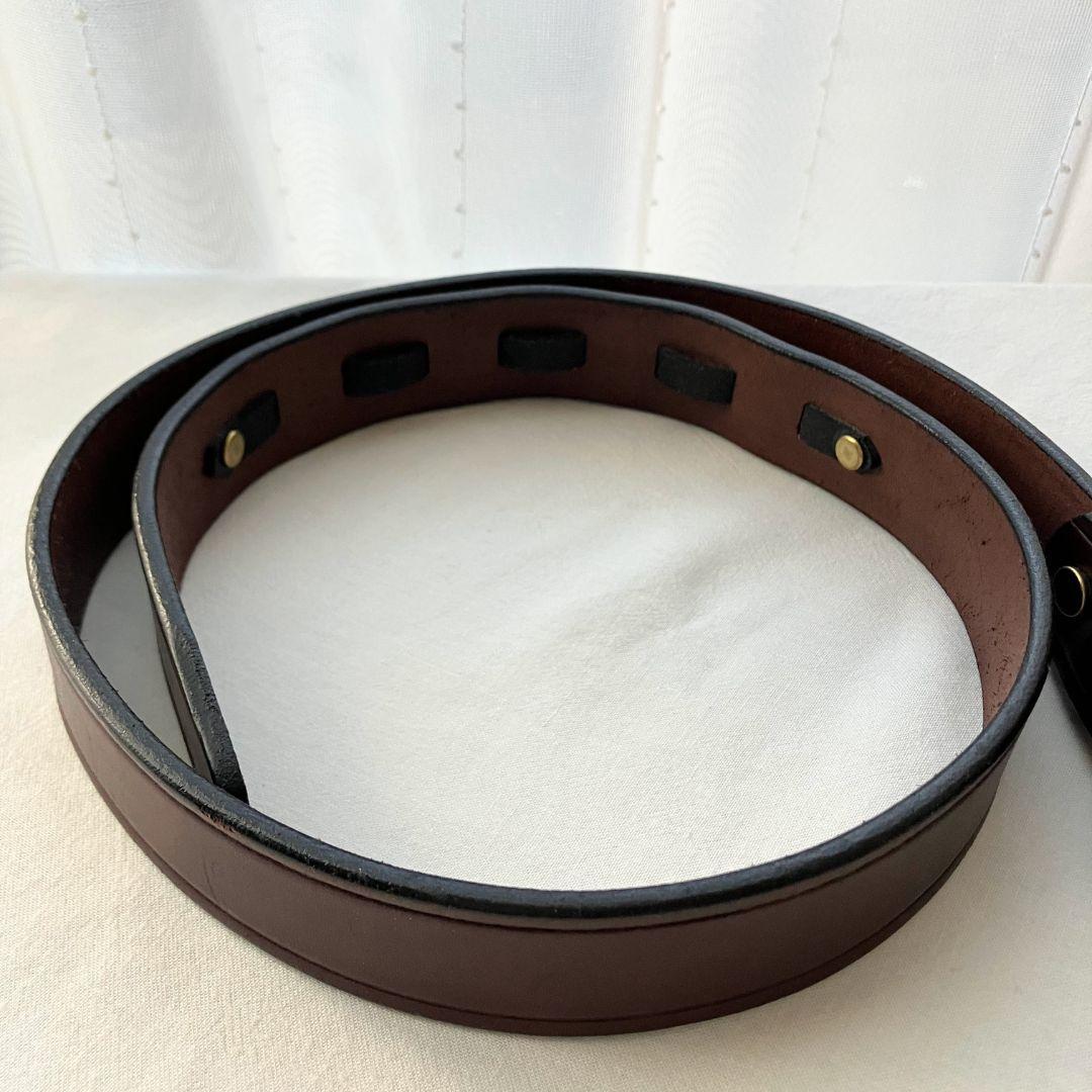 TORY LEATHER 2260 フック型バックルブライドルレザーベルト