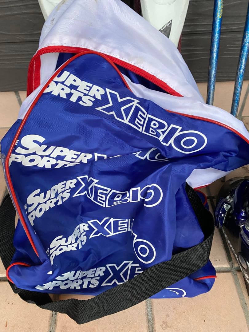 HEAD アルペンスキーセット　117センチ　ストック　ブーツ　ゼビオ　袋付き