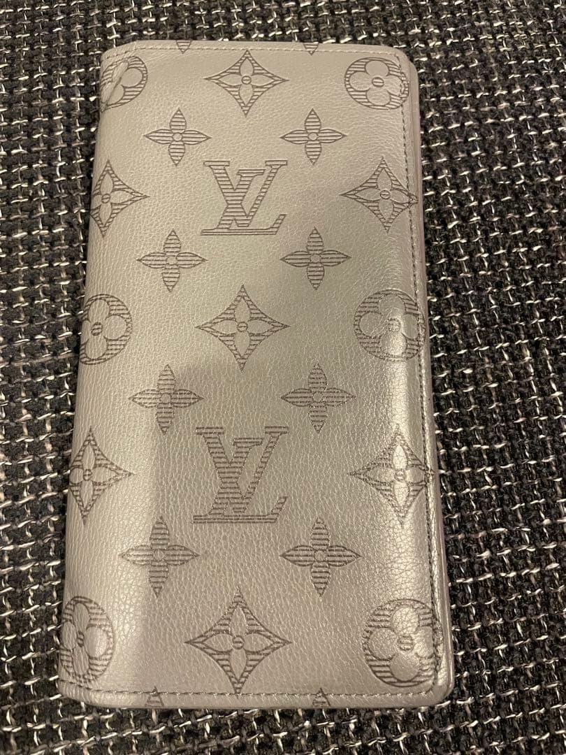 美品　ルイヴィトン 長財布 モノグラムシャドウ ポルトフォイユブラザ