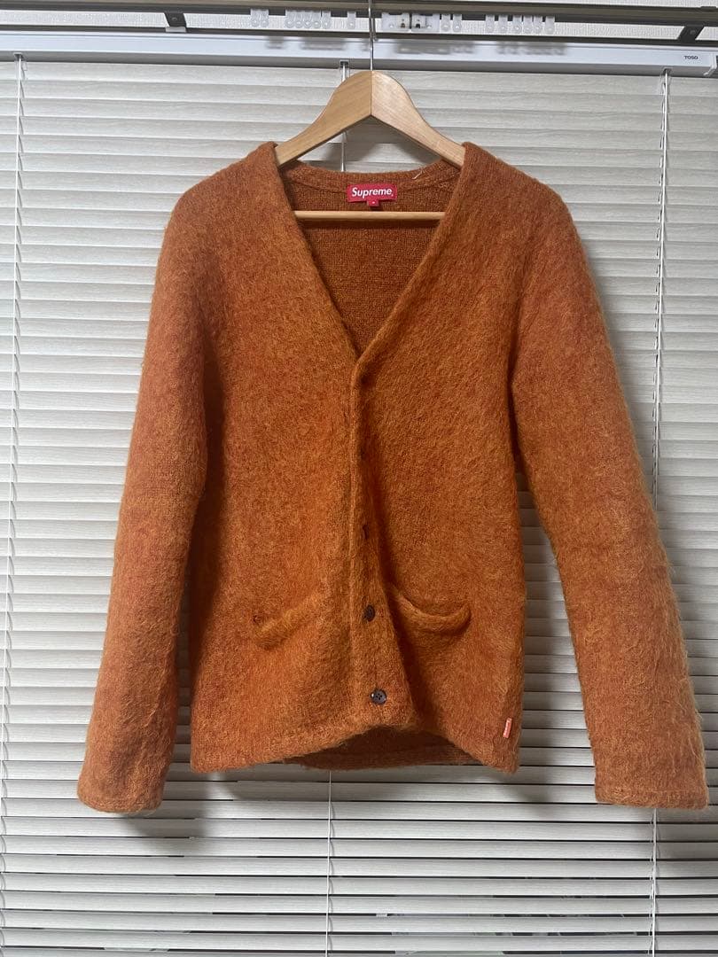 Supreme heather mohair モヘアカーディガン