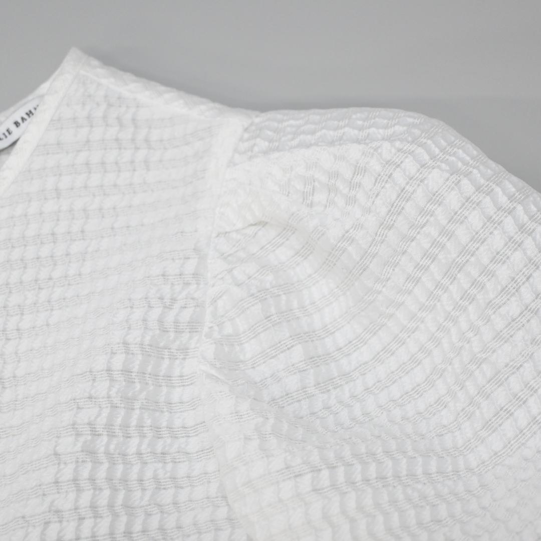 □ 47066★夏 セシリーバンセン シャツブラウス ホワイト UK8