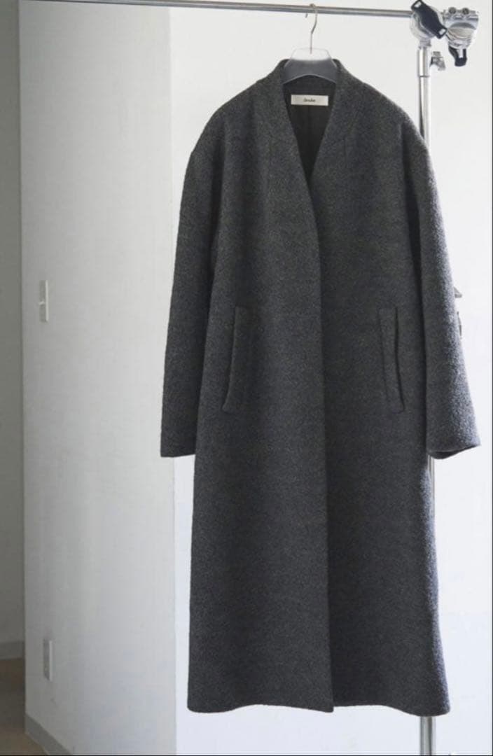 今季⭐︎anuke アンヌークCollarless Cocoon Coat 38