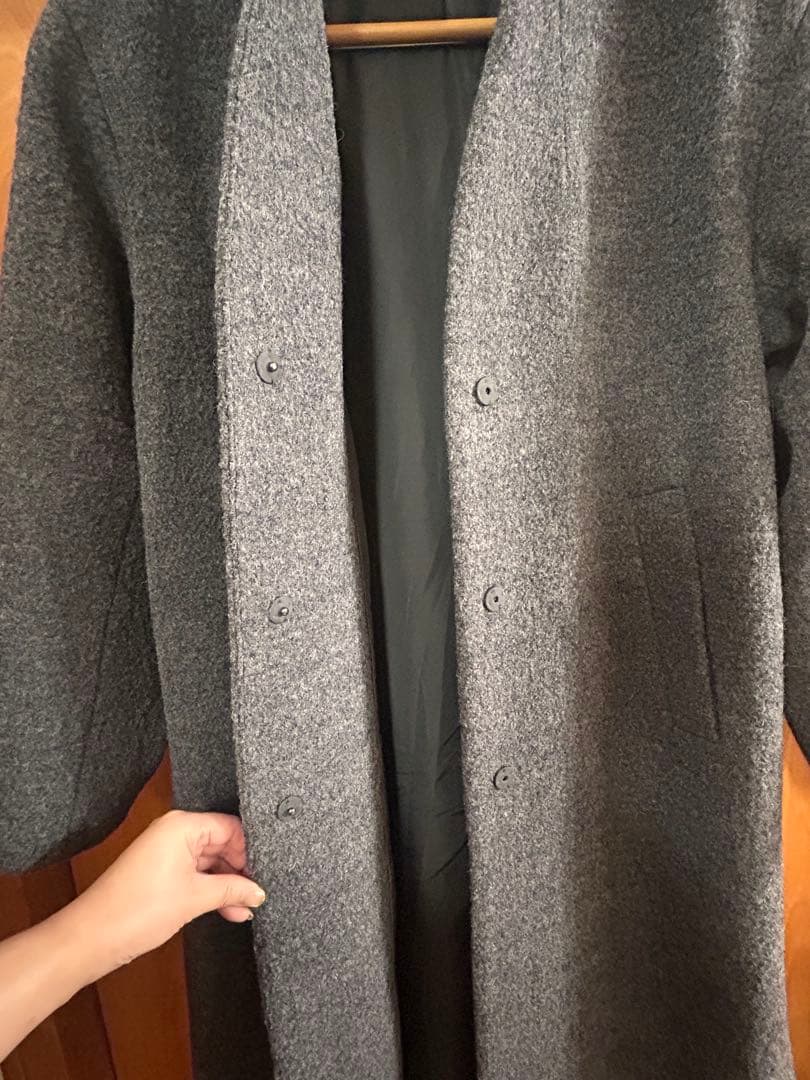 今季⭐︎anuke アンヌークCollarless Cocoon Coat 38