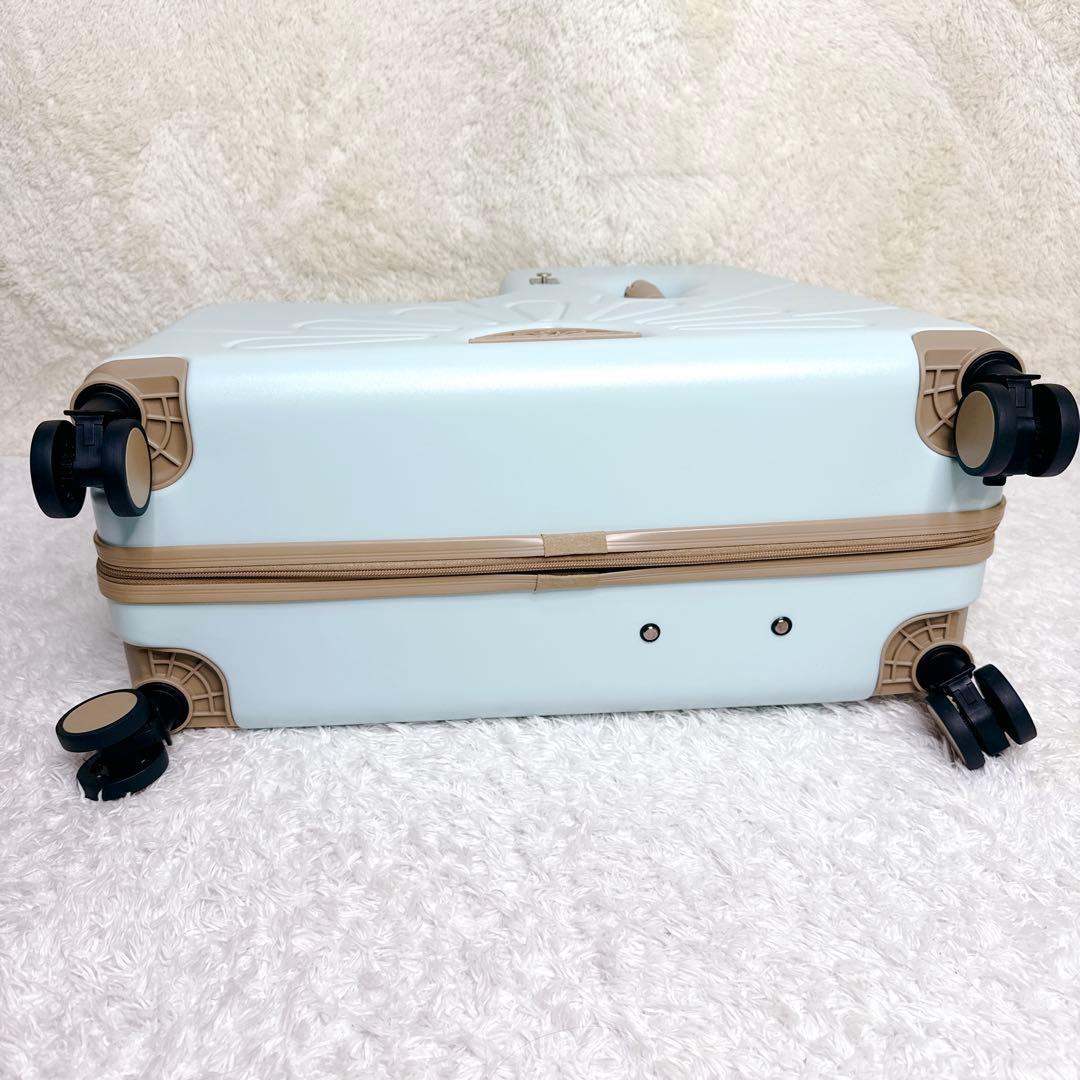 未使用✨ First.B 子どもが乗れるキャリーケース ライトブルー 62L