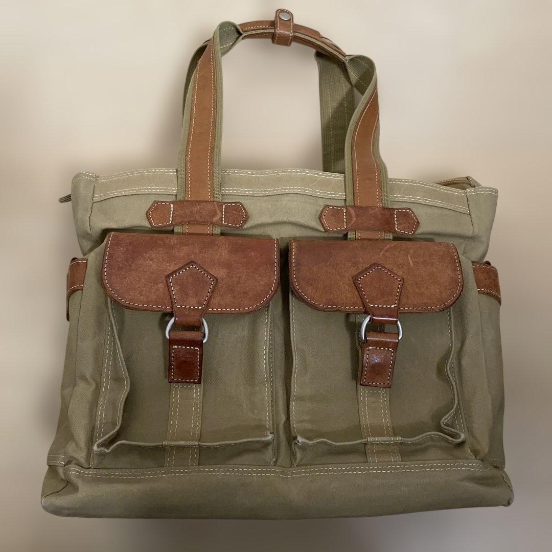 PORTER SANG サンク　横型キャンバストート　日本製